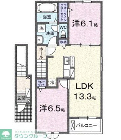 テラス ライズ ベリーの物件間取画像